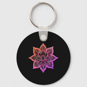 Chaveiro Mandala Feminino Vintage Espiritual Zen Casual Fér