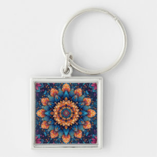 Chaveiro Mandala Flor Arte Digital Estilo-23907