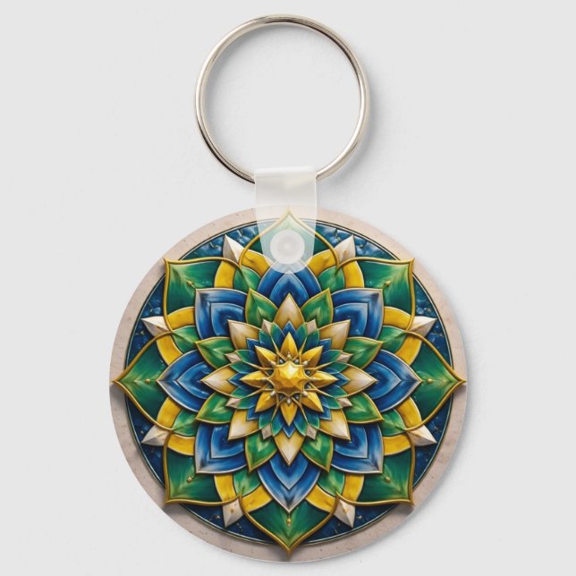 Chaveiro Mandala Luxo - 01 (Frente)