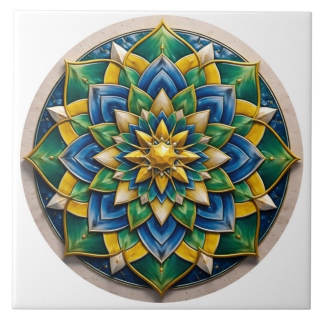 Chaveiro Mandala Luxo - 01 (Frente)