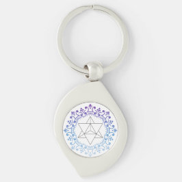 Chaveiro Mandala Merkaba Yoga Espiritual