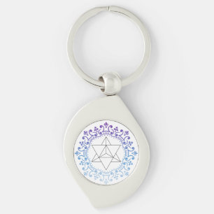 Chaveiro Mandala Merkaba Yoga Espiritual