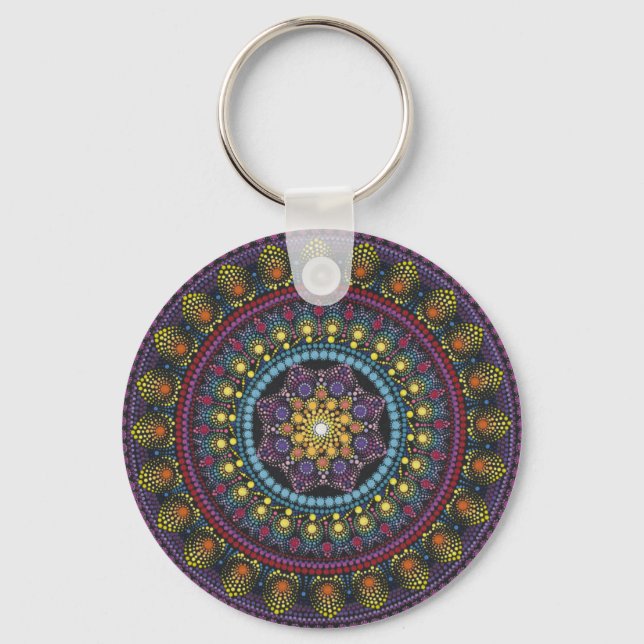 Chaveiro Mandala misteriosa (Frente)