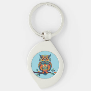 Chaveiro Mandala Owl