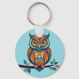 Chaveiro Mandala Owl