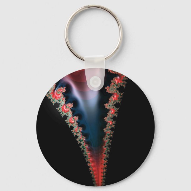 Chaveiro Mandelbrot Zip (Frente)