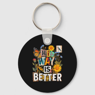 Chaveiro Maneira floral é melhor borboleta jesus religioso