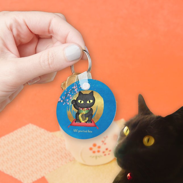 Chaveiro Maneki Neko Lucky Poilue Round (Maneki Neko Lucky Poilue Round Keychain)