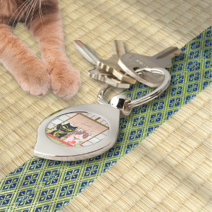 Chaveiro Maneki Neko Lucky Poiluna Metal