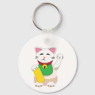Chaveiro Maneki Neko ou Gato Convidador
