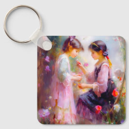 Chaveiro Manhã em um Jardim