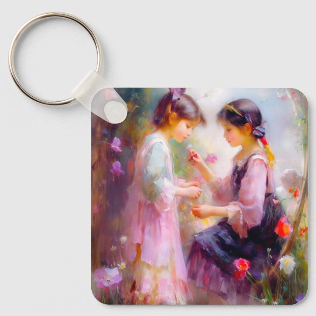 Chaveiro Manhã em um Jardim (Frente)