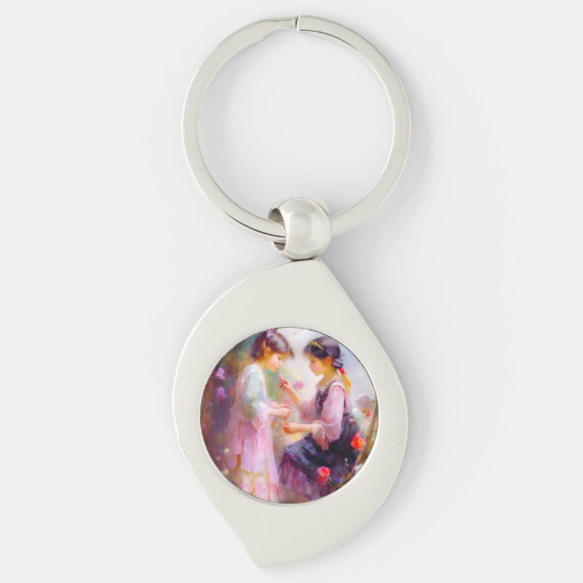 Chaveiro Manhã em um Jardim (Frente)