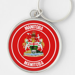 Chaveiro Manitoba Round Emblem