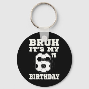 Chaveiro Mano É Meu 6º Aniversário 6 Anos Futebol Crianças