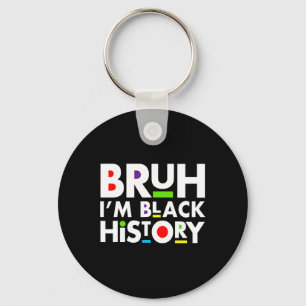Chaveiro Mano eu sou Mês da História Negra Melanina African