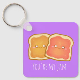 Chaveiro Manteiga De Amendoim E Torrada De Morango