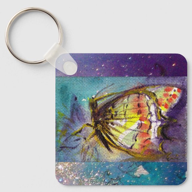 CHAVEIRO MANTEIGA MÁGICA EM ESPUMA AZUL (Frente)