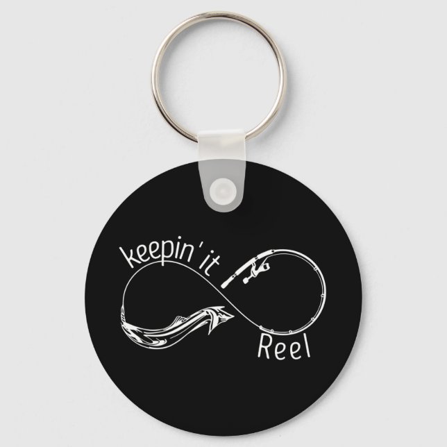 Chaveiro Mantendo-O Enrolando O Sinal Infinito Do Arco De P (Frente)