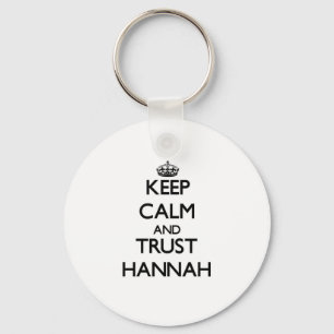 Chaveiro Mantenha a calma e a confiança Hannah