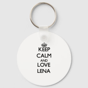Chaveiro Mantenha a calma e ame Lena