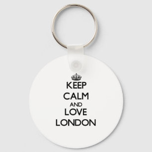 Chaveiro Mantenha a calma e ame Londres