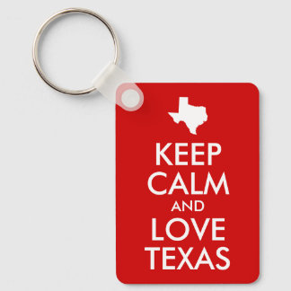 Chaveiro Mantenha a Calma e Ame o Texas