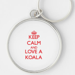 Chaveiro Mantenha a calma e ame um Koala