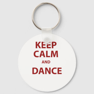 Chaveiro Mantenha a calma e dance