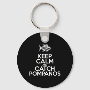 Chaveiro Mantenha a Calma e Pegue Peixes - Pescador Pescand