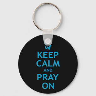 Chaveiro Mantenha a calma e Pray sobre