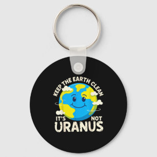 Chaveiro Mantenha a terra limpa não uranus ambientalista