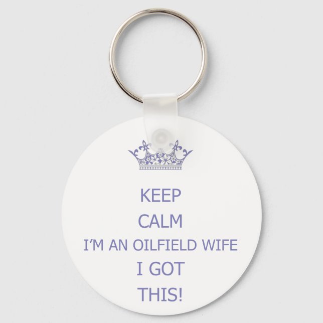 Chaveiro Mantenha calma (Frente)