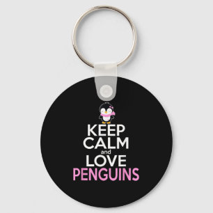 Chaveiro Mantenha Calma E Ame Pinguins Pinguim Cujo Pinguim