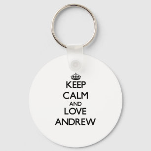 Chaveiro Mantenha calma e amor Andrew