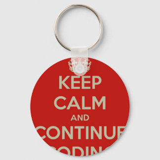 Chaveiro Mantenha calma e continue codificando