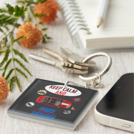 CHAVEIRO MANTENHA CALMA E FAÇA UM CORTE EXTREMO