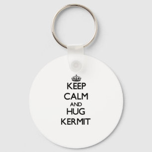 Chaveiro Mantenha calmo e abraço Kermit