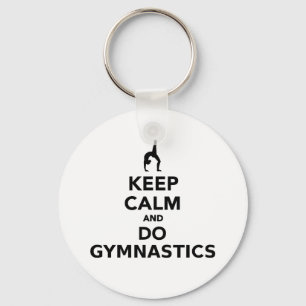 Chaveiro Mantenha calmo e faça a ginástica