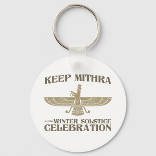 Chaveiro Mantenha Mithra na celebração do solstício de