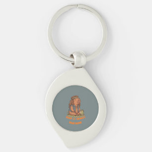 Chaveiro Mantenha o Capivara Groovy Fofo Personalizado Retr