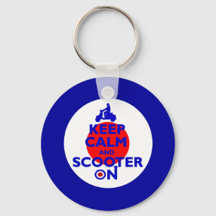 Chaveiro Mantenha o patinete calmo no alvo da modificação