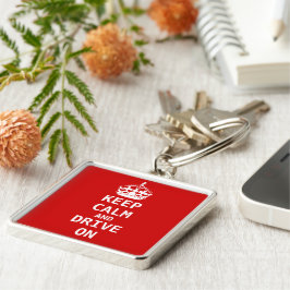 Chaveiro Mantenha-se calma e CONDUZA-SE