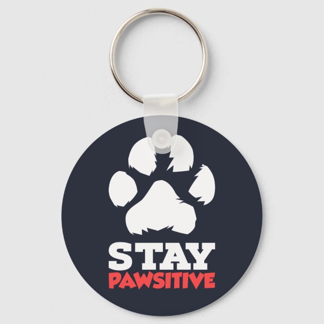 Chaveiro Mantenha-Se Pawsivel Pet Paw (Frente)