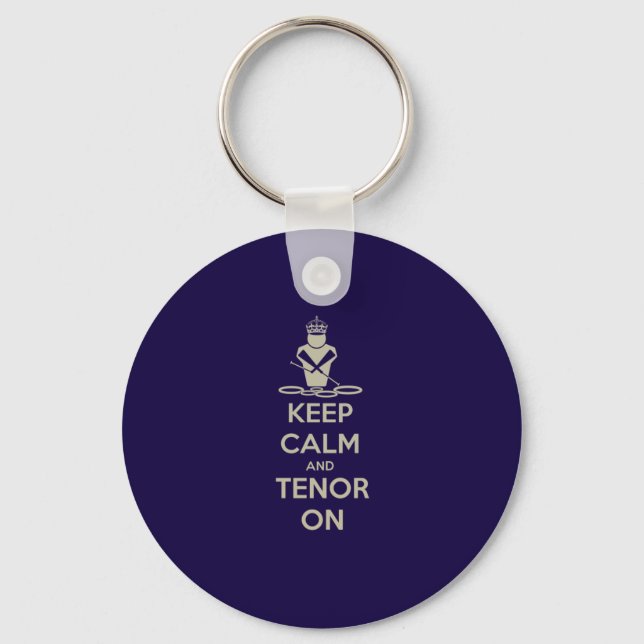 Chaveiro Manter Calmo e Tenor Ligado (Frente)