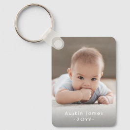 Chaveiro Manutenção da Sobreposição de Texto Branco de Foto