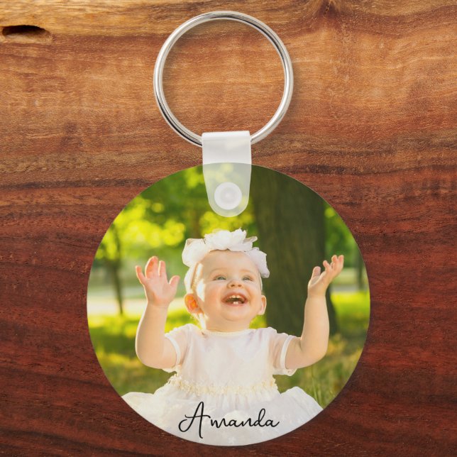 Chaveiro Manutenção de Presente Personalizado de Fotografia (Frente)