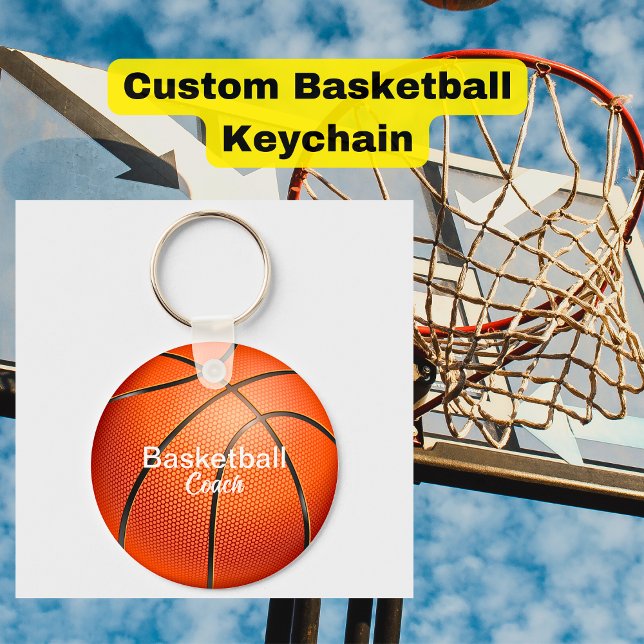 Chaveiro Manutenção do treinador de basquetebol personaliza (Criador carregado)