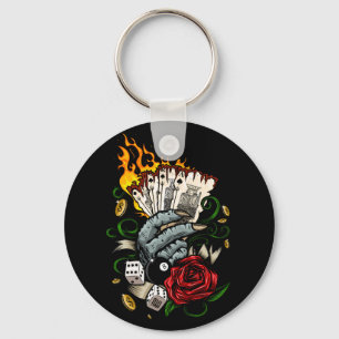 Chaveiro Mão Dos Cartões