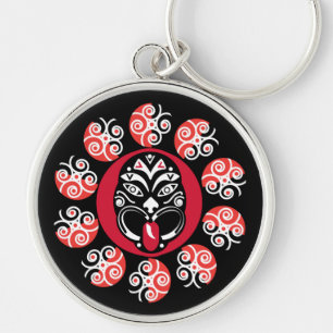 Chaveiro Maori Haka Nova Zelândia Arte Nativa Tabela